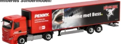 herpa 962070 Iveco S-Way Kühlkoffersattelzug PENNY DEL Kölner Haie LKW-Modell 1:87