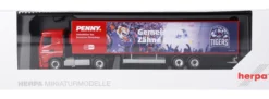 herpa 962124 Iveco S-Way Kühlkoffersattelzug PENNY DEL Straubing Tigers LKW-Modell 1:87