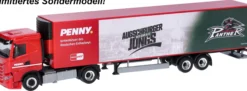 herpa 962001 Iveco S-Way Kühlkoffersattelzug PENNY DEL Augsburger Panther LKW-Modell 1:87