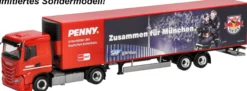herpa 962094 Iveco S-Way Kühlkoffersattelzug PENNY DEL EHC Red Bull München LKW-Modell 1:87