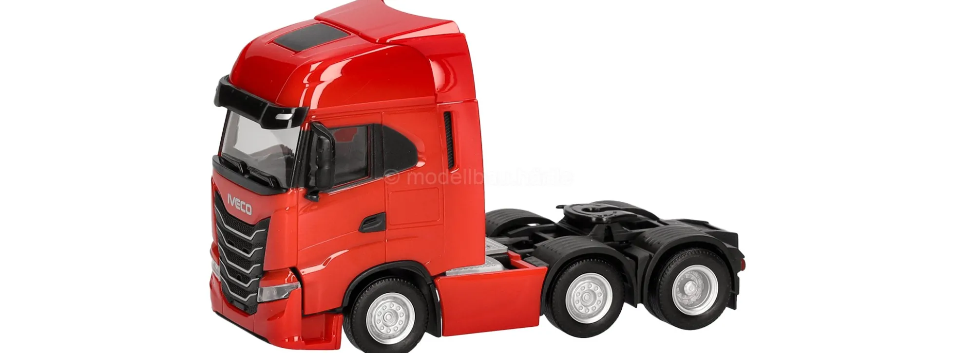 herpa 320313 Iveco S-Way MY24 Zugmaschine 6x2 - rot | LKW-Modell 1:87