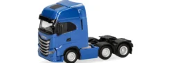 herpa 317122-003 Iveco S-Way 6x2 Solozugmaschine verkehrsblau LKW-Modell 1:87