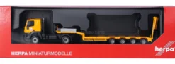 herpa 320948 Iveco Trakker Semitieflade-Sattelzug - Goller Bögl | LKW-Modell 1:87