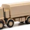 herpa 746984 Iveco Trakker 8x8 geschützt Pritschen-LKW sandbeige | LKW-Modell 1:87