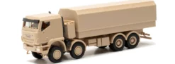 herpa 746984 Iveco Trakker 8x8 geschützt Pritschen-LKW sandbeige | LKW-Modell 1:87