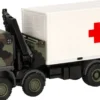 herpa 747288 Iveco Trakker 8x8 Ladekran 20ft Container Bundeswehr Militärmodell 1:87