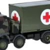 herpa 747219-002 Iveco Trakker 8x8 mit 20 Fuß Container Bundeswehr | Militärmodell 1:87