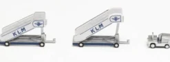 herpa 571883 KLM historische Passagier Treppen mit Zugfahrzeug | WINGS 1:200