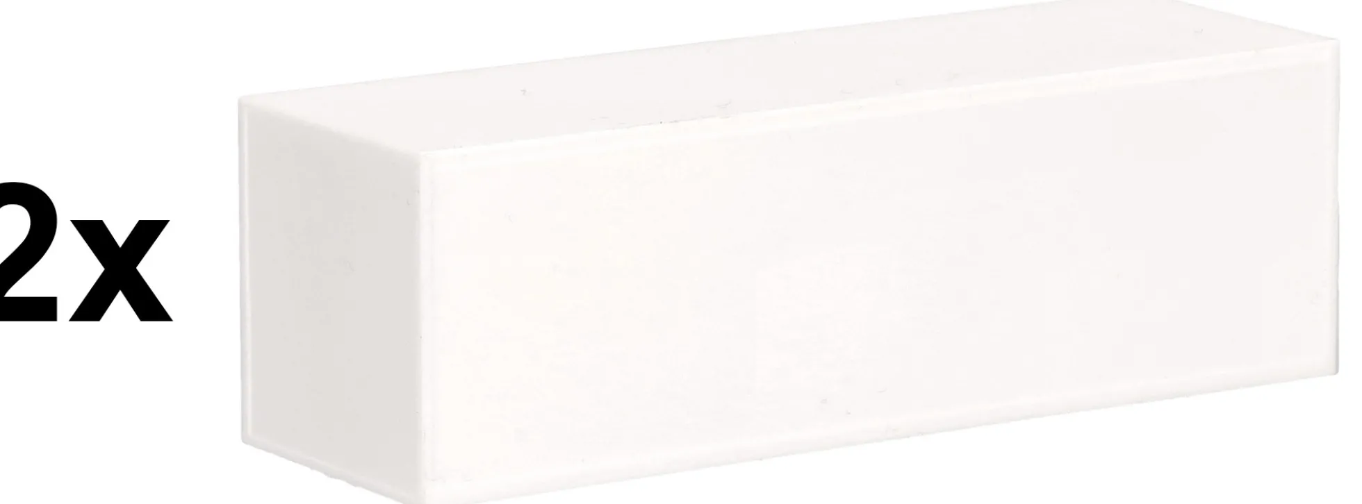 herpa 081610-002 Koffer für 3achs Hängerfahrgestell | 2 Stück | LKW-Modell Zubehör 1:87