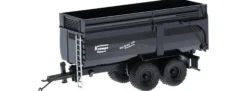 herpa 077095 Krampe Kippmuldenanhänger BigBody 650 schwarz | Agrar-Modell Zubehör 1:87