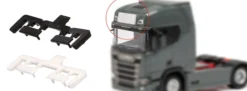 herpa 054638 Leuchtkasten einteilig flach 6x weiss und 2x schwarz Zubehör LKW 1:87