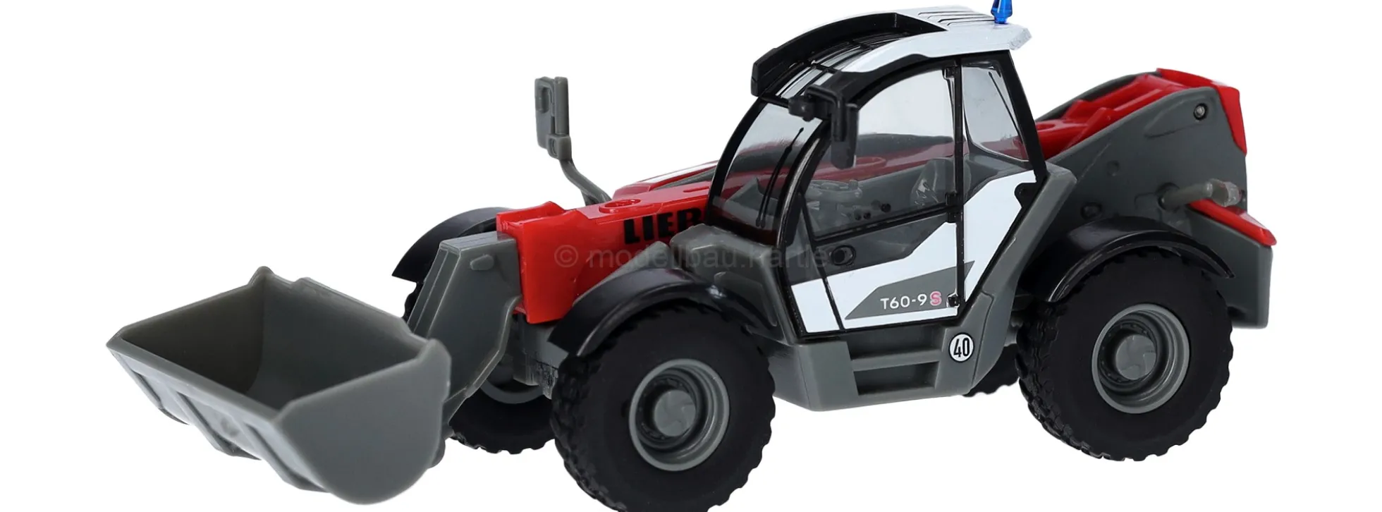 herpa 098700 Liebherr Teleskoplader T60-9S Feuerwehr | Blaulichtmodell 1:87