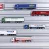 herpa 029711 LKW Schaukasten Eurolänge, silber | Zubehör 1:87