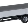 herpa 076920-002 LKW Tieflade-Tandemanhänger 2-achs silber | LKW-Modell Anhänger 1:87