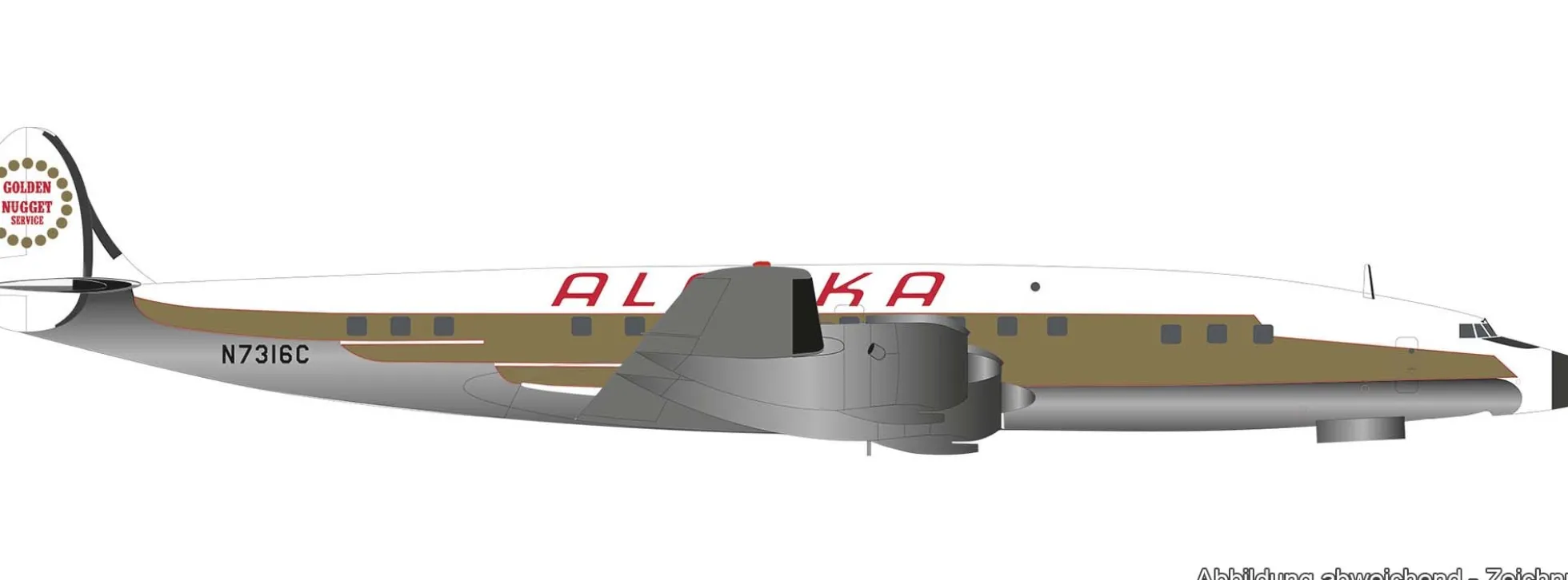herpa 573023 Lockheed L-1649A Alaska Airlines | WINGS 1:200
