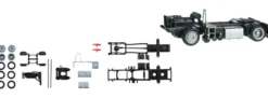 herpa 084123 Lowliner-Fahrgestell 2achs MAN TGX Euro6 2 Stück Bausatz 1:87