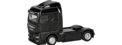 herpa 320245 MAN eTGX GM Solozugmaschine 2achs schwarz LKW-Modell 1:87