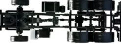 herpa 083805 MAN Fahrgestell LKW 6x6, 3achs, Teileservice 1:87