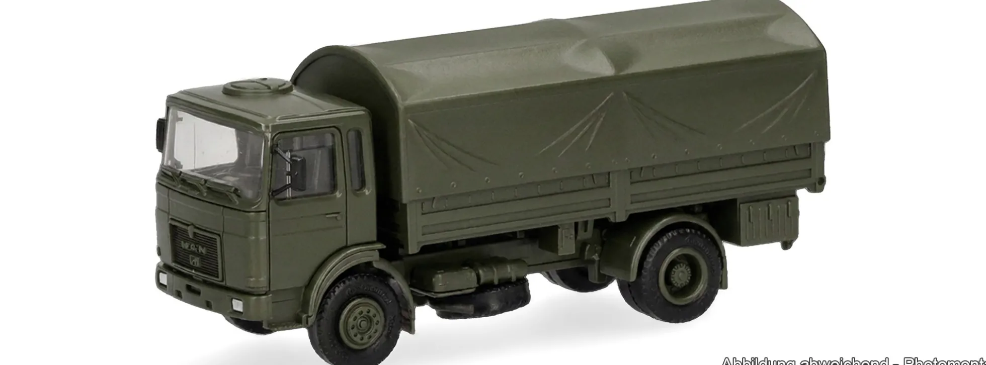 herpa 747394 MAN F8 Planen-LKW Bundeswehr | Militärmodell 1:87