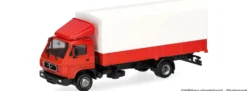 herpa 321754 MAN G90 Planen-LKW rot/weiß | LKW-Modlel 1:87