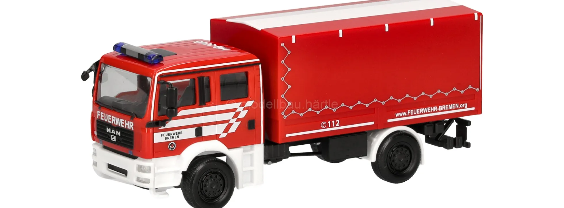 herpa 098847 MAN TGA M MzGW Dekon - FW Bremen | Blaulichtmodell 1:87