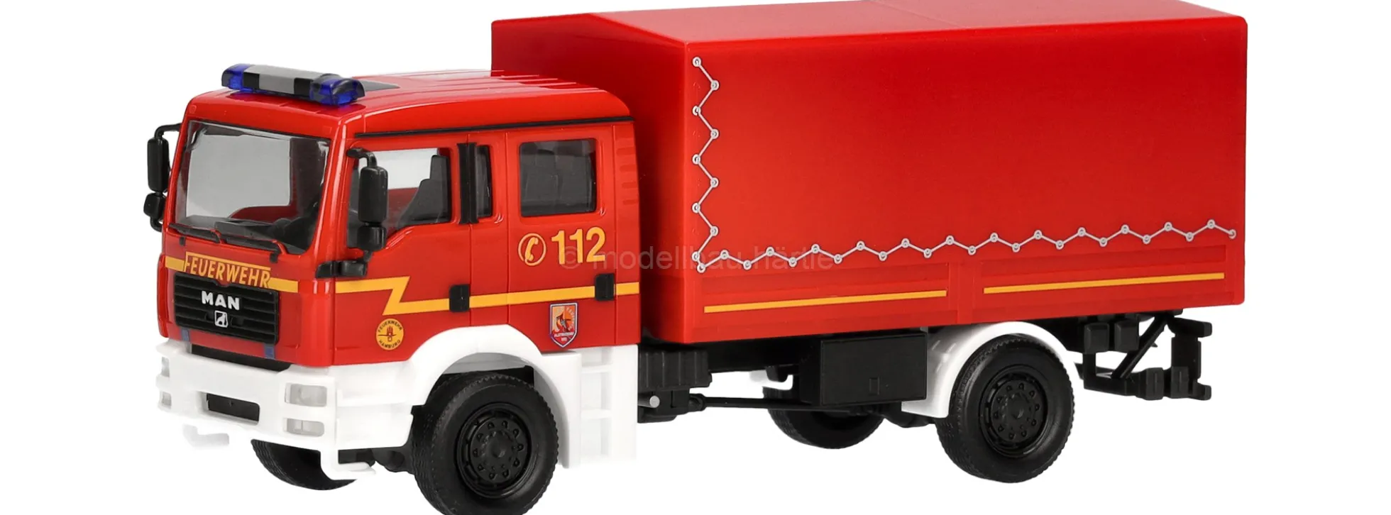 herpa 098984 MAN TGA M MzKW Feuerwehr Hamburg | Blaulichtmodell 1:87