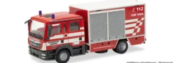 herpa 099592 MAN TGL Euro6 GW-SAN - Feuerwehr Bremen | Blaulichtmodell 1:87