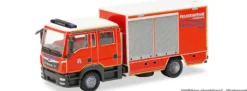 herpa 099578 MAN TGL Euro6 GW-SAN - Feuerwehr Hamburg | Blaulichtmodell 1:87