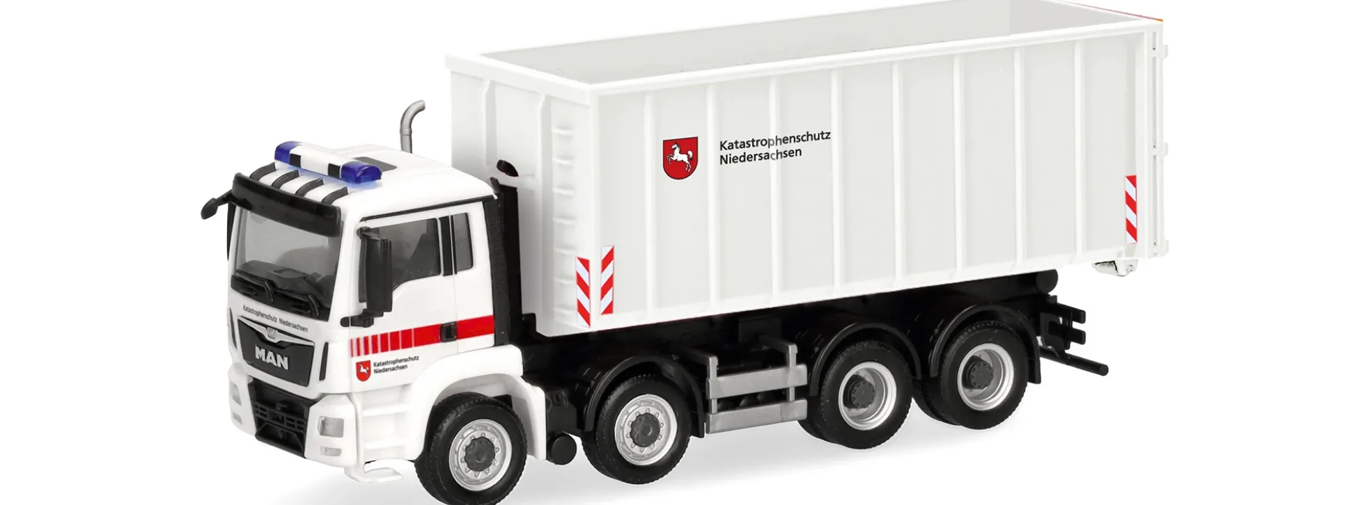 herpa 099455 MAN TGS M Euro6C Wechsellader-LKW 4-achs Katschutz | Blaulichtmodell 1:87