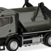 herpa 321716 MAN TGS NN Meiller Absetzkipper AK12 - grau/gelb | LKW-Modell 1:87