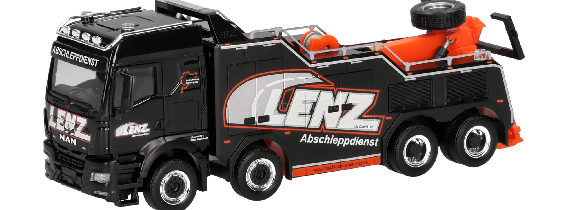 herpa 320634 MAN TGS TM Empl Bison Bergefahrzeug Lenz | LKW-Modell 1:87