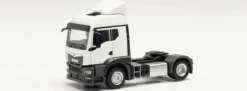 herpa 314596 MAN TGS TM Zugmaschine ohne Windleitblechen, weiss | LKW-Modell 1:87