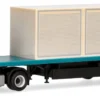 herpa 320252 MAN TGX GM Flachbett-Sattelzug Zirkus KRONE LKW-Modell 1:87