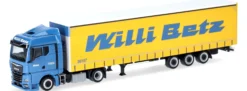 herpa 318808 MAN TGX GM Lowlinergardinenplanensattelzug Willi Betz LKW-Modell 1:87