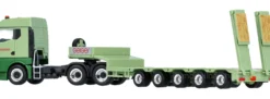 herpa 958585 MAN TGX GM Semitieflade-Sattelzug mit Rampen GEIGER | LKW-Modell 1:87