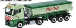 herpa 949446 MAN TGX GM Thermomulden-Sattelzug Geiger | LKW-Modell 1:87