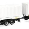herpa 747349 MAN TGX GM Wechselkoffer-Hängerzug Bundeswehr/Fahrschule | Militärmodell 1:87