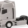herpa 315876-003 MAN TGX GX 2achsig Solozugmaschine Optiview platingrau LKW-Modell 1:87