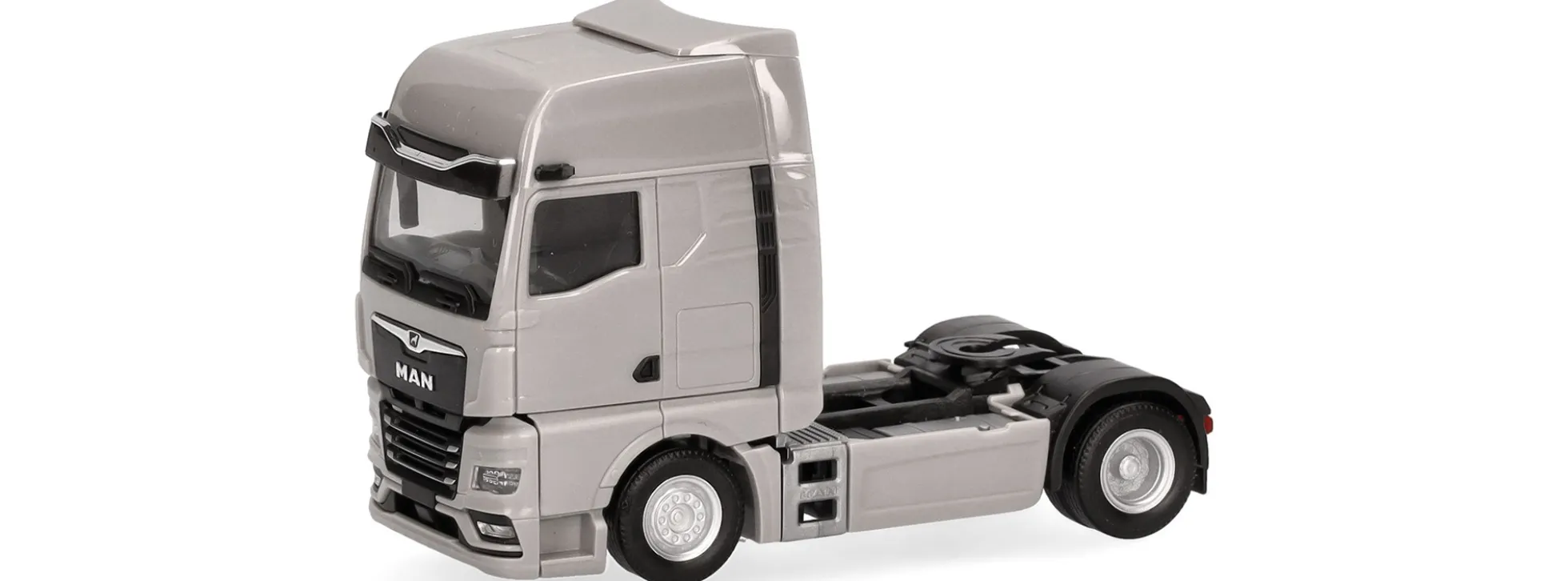 herpa 315876-003 MAN TGX GX 2achsig Solozugmaschine Optiview platingrau LKW-Modell 1:87