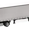 herpa 321235 MAN TGX GX Gardinenplanensattelzug Wasel Krane LKW-Modell 1:87