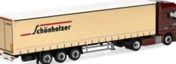 herpa 962216 MAN TGX GX Gardinenplanen-Sattelzug - Schönholzer | LKW-Modell 1:87