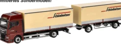 herpa 962223 MAN TGX GX Koffer-Hängerzug - Schönholzer | LKW-Modell 1:87
