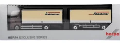 herpa 962223 MAN TGX GX Koffer-Hängerzug - Schönholzer | LKW-Modell 1:87