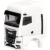 herpa 086332 MAN TGX GX mit Windleitblechen + Spiegelkamera weiß | 2 Stück | Ersatz-Fahrerhaus 1:87