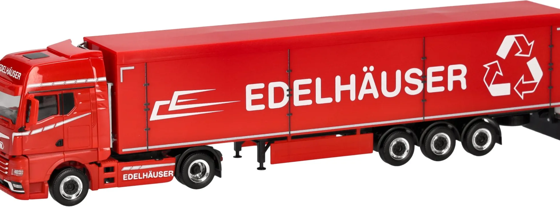 herpa 319799 MAN TGX GX Schubbodensattelzug Edelhäuser LKW-Modell 1:87