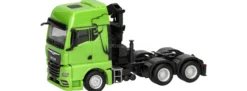 herpa 313100-004 MAN TGX GX Zugmaschine mit Kran 3-achsig - grün | LKW-Modell 1:87