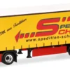 herpa 319218 MB Actros Gigaspace Gardinenplanen-Sattelzug Schiffers | LKW-Modell 1:87
