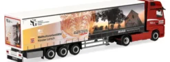 herpa 939256 MB Actros 18 L GS Gardinenplanen-Sattelzug - Gärtner / Kloster Lorsch | LKW-Modell 1:87