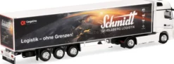 herpa 959704 MB Actros 18 L GS Koffer-Sattelzug Schmidt Gevelsberg/Erde | LKW-Modell 1:87