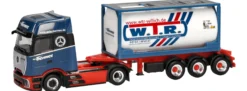 herpa 320443 MB Actros L ProCabin Gigaspace Tankcontainer-Sattelzug Bermes | LKW-Modell 1:87